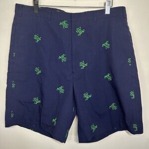 Murrays Toggery Shop Shorts Mens 34 Nantucket Reds Collection Navy Frogs Bermuda